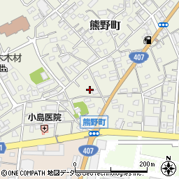 群馬県太田市熊野町14-26周辺の地図