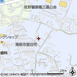栃木県佐野市高萩町572周辺の地図