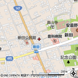 長野県安曇野市豊科新田5788周辺の地図