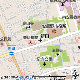 長野県安曇野市豊科新田5637周辺の地図