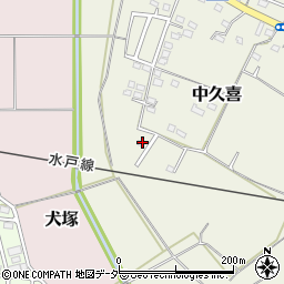 栃木県小山市中久喜183周辺の地図
