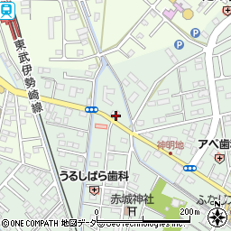 栃木県足利市上渋垂町76周辺の地図