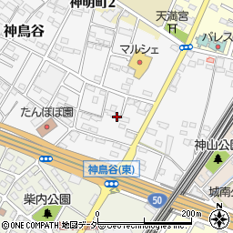 栃木県小山市神鳥谷1054周辺の地図
