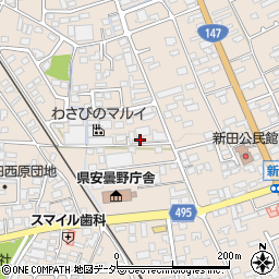 長野県安曇野市豊科新田4932周辺の地図