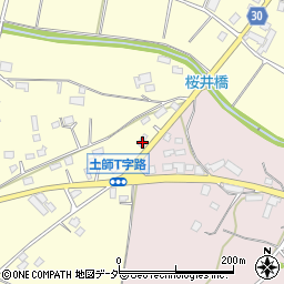 茨城県笠間市土師1213-2周辺の地図