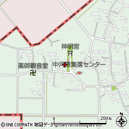 栃木県小山市中河原194周辺の地図