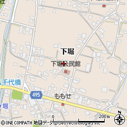 長野県安曇野市堀金烏川4761周辺の地図