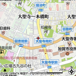 北國銀行大聖寺支店 ＡＴＭ周辺の地図