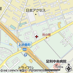 栃木県足利市上渋垂町911周辺の地図