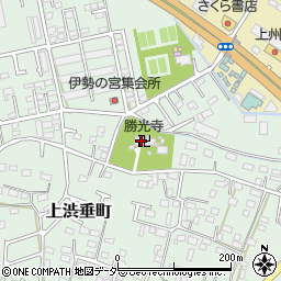 勝光寺周辺の地図