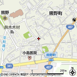 群馬県太田市熊野町22-9周辺の地図