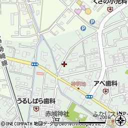 栃木県足利市上渋垂町109周辺の地図