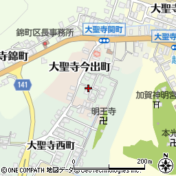 石川県加賀市大聖寺西栄町周辺の地図