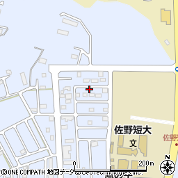 栃木県佐野市高萩町1299周辺の地図