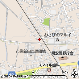 長野県安曇野市豊科新田5016-3周辺の地図