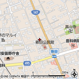 長野県安曇野市豊科5935周辺の地図