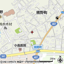 群馬県太田市熊野町14-17周辺の地図