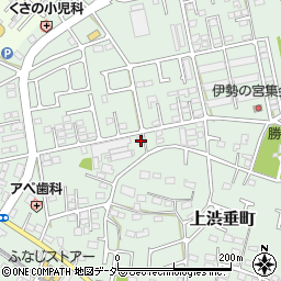 栃木県足利市上渋垂町260周辺の地図