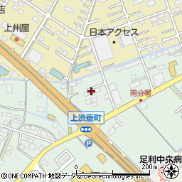 栃木セキスイハイム株式会社　ハイム足利展示場周辺の地図