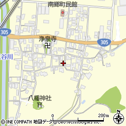 石川県加賀市南郷町ワ周辺の地図