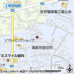 栃木県佐野市高萩町560周辺の地図