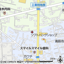 栃木県佐野市高萩町499周辺の地図