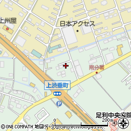 栃木県足利市上渋垂町905周辺の地図