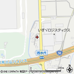 栃木県栃木市大平町西水代1486周辺の地図