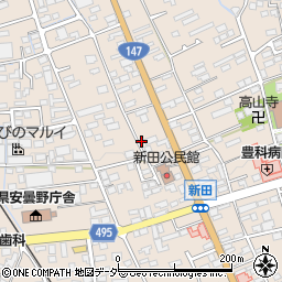 長野県安曇野市豊科5932周辺の地図