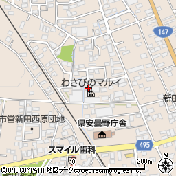 長野県安曇野市豊科4993周辺の地図