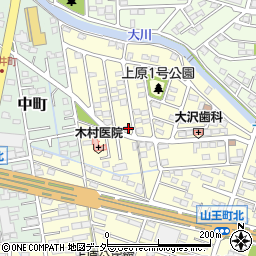 群馬県伊勢崎市山王町1-65周辺の地図