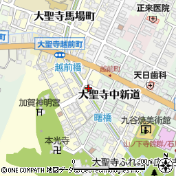石川県加賀市大聖寺三ツ屋町周辺の地図
