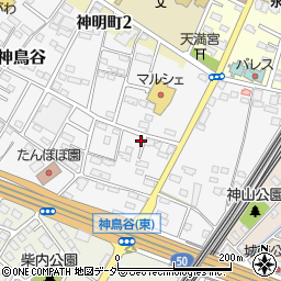 栃木県小山市神鳥谷1052周辺の地図