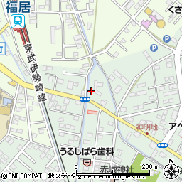 栃木県足利市上渋垂町77周辺の地図