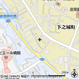 群馬県高崎市下之城町1074周辺の地図