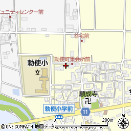 勅使町町民会館周辺の地図