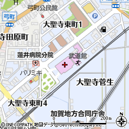加賀体育館周辺の地図