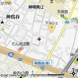 栃木県小山市神鳥谷1050周辺の地図