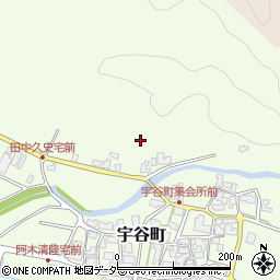 石川県加賀市宇谷町ロ周辺の地図