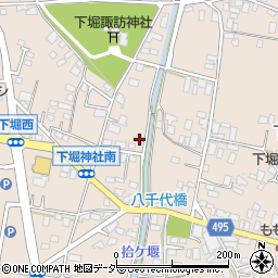 長野県安曇野市堀金烏川4989周辺の地図