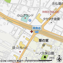 栃木県小山市神鳥谷280周辺の地図