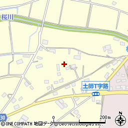 茨城県笠間市土師1220-3周辺の地図