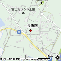 茨城県笠間市長兎路715周辺の地図