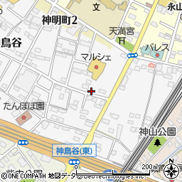 栃木県小山市神鳥谷834-5周辺の地図