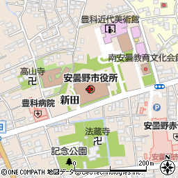 長野県安曇野市豊科6000周辺の地図