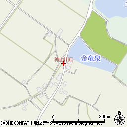神山川口周辺の地図