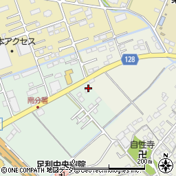 栃木県足利市上渋垂町1206周辺の地図