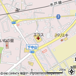 エコスＴＡＩＲＡＹＡ下館東店周辺の地図