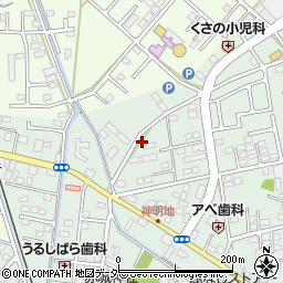 栃木県足利市上渋垂町107周辺の地図