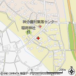 茨城県筑西市神分576-1周辺の地図